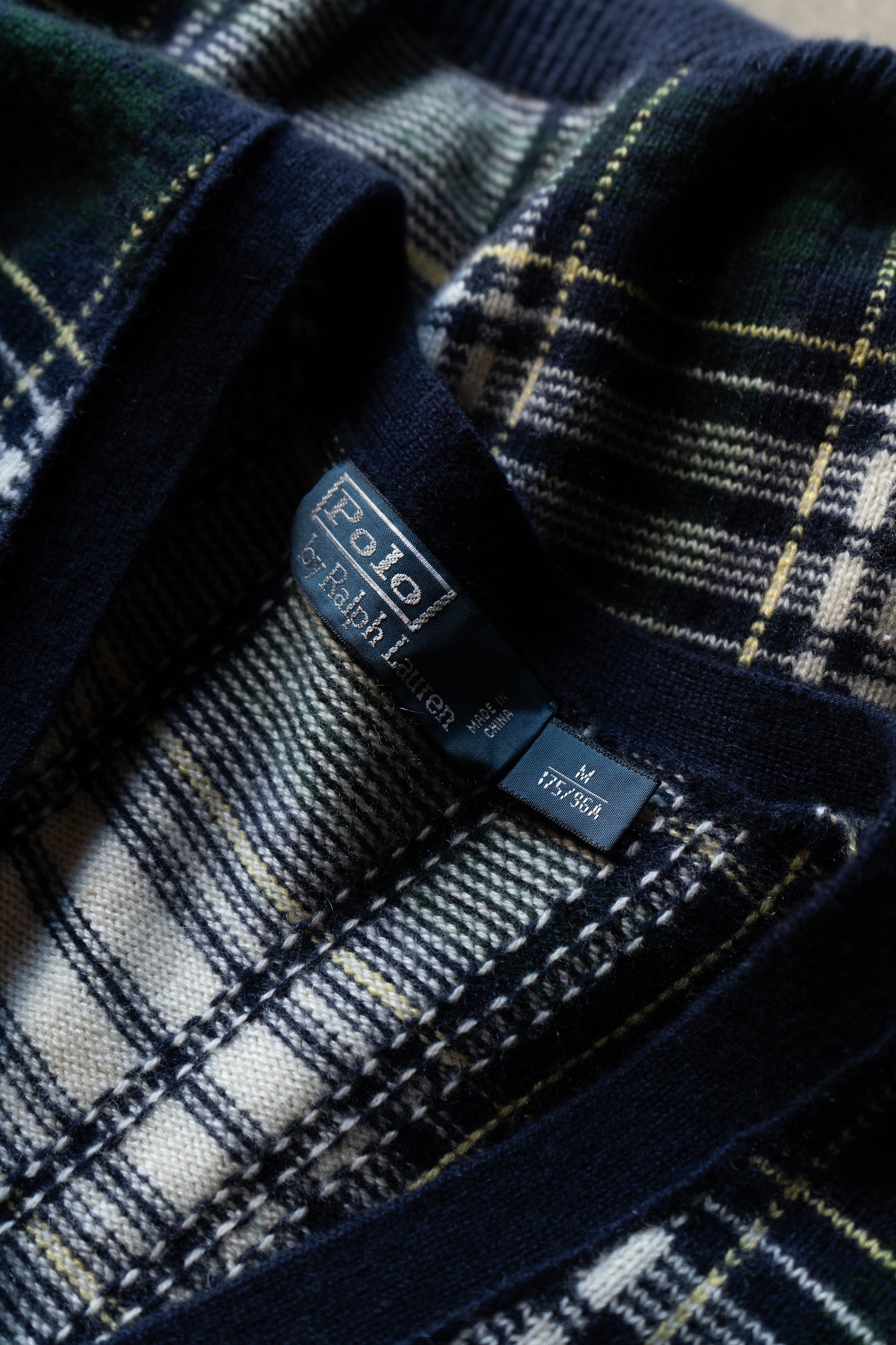 Ralph Lauren cashmere check cardigan