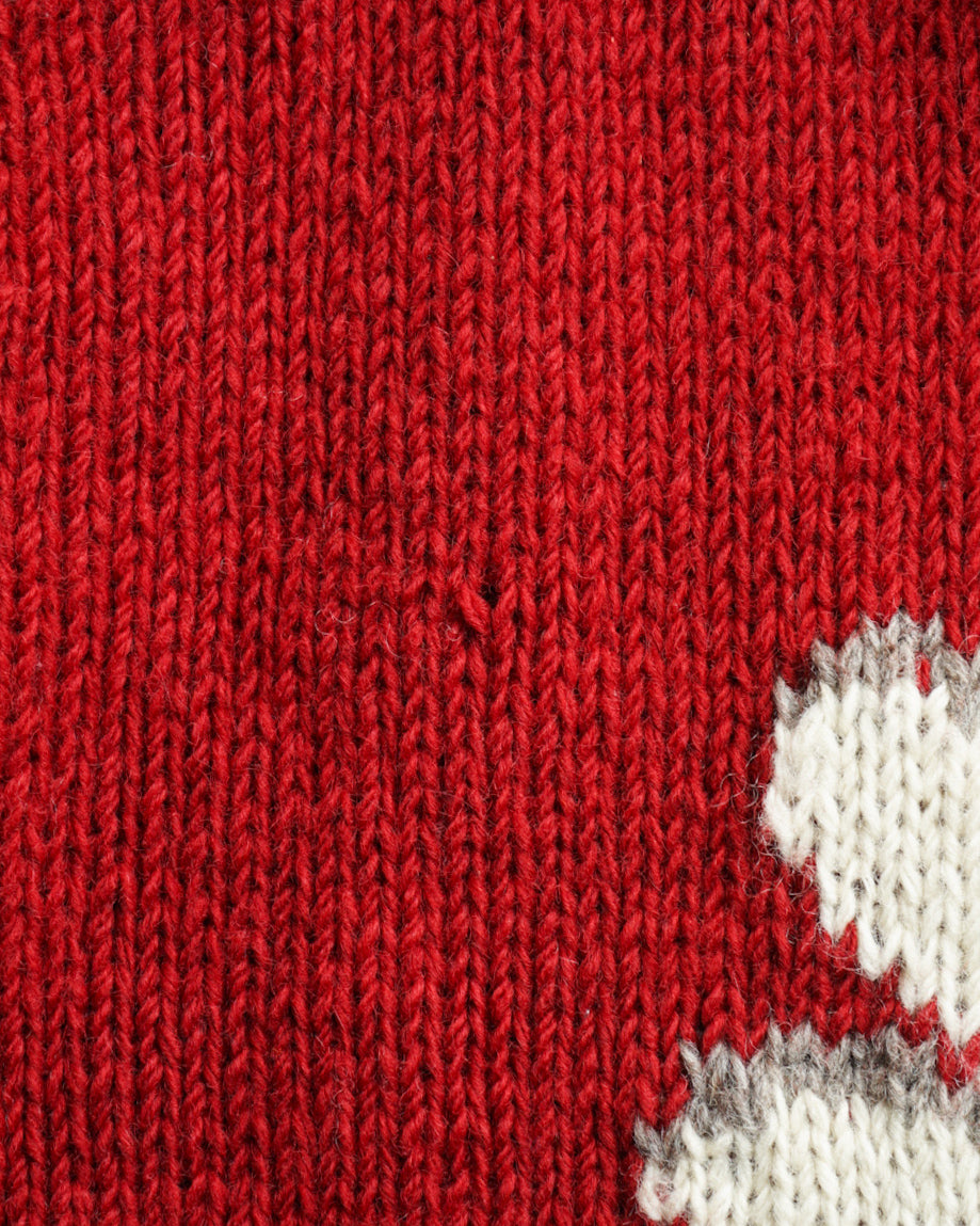 PACHMAMA flower pattern hand knitting ecuador knit