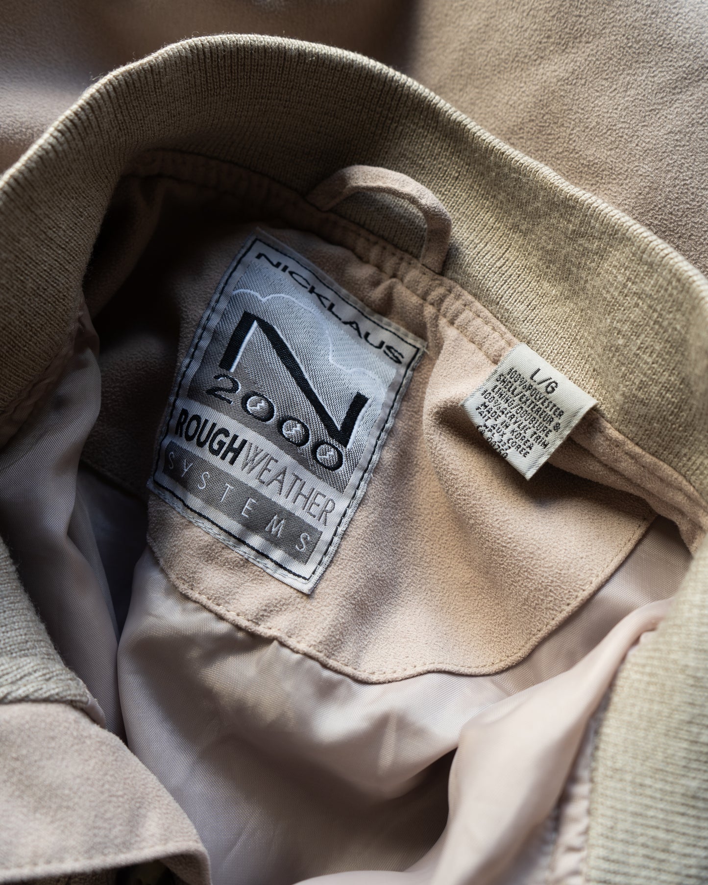 90's Nicklaus fake leather pullover