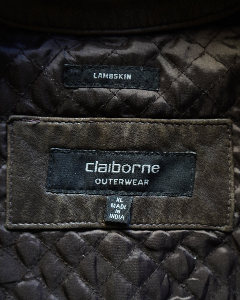 Sheep Leather flight type Bomber Jacket