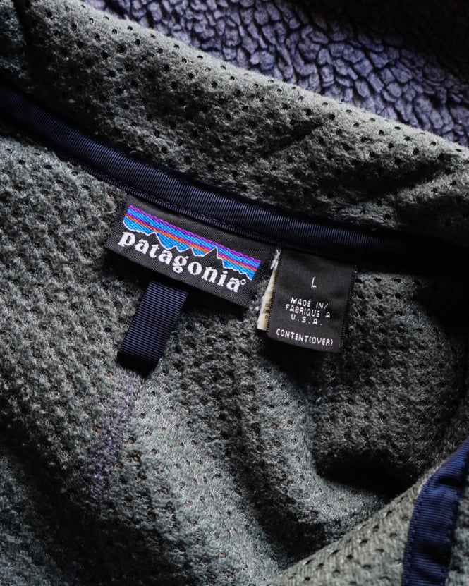 90s Patagonia rétro cardigan fleece jacket