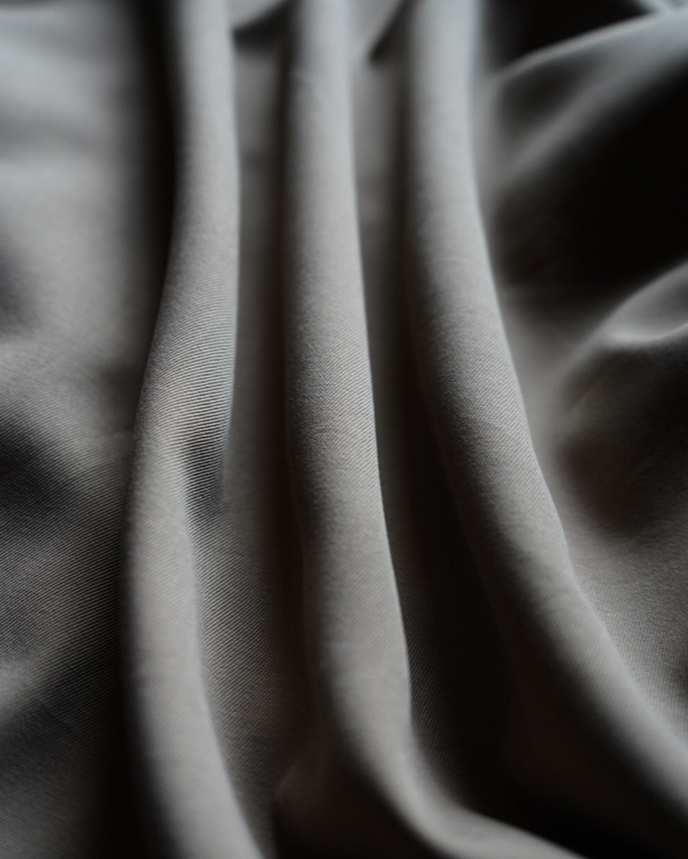 80s euro wool gabardine design swing top