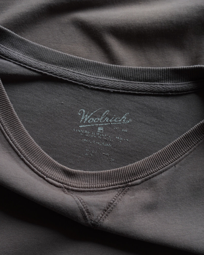 wool rich cotton sweat design long t-shirt