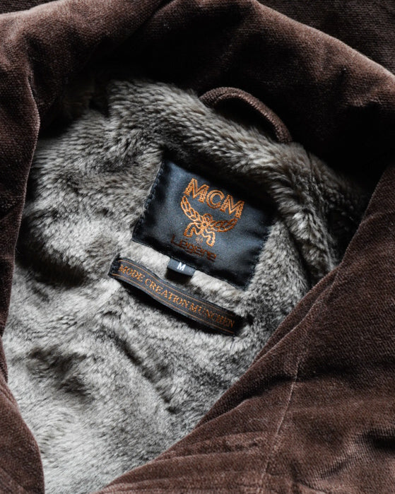 MCM Corduroy Hunting velour Coat