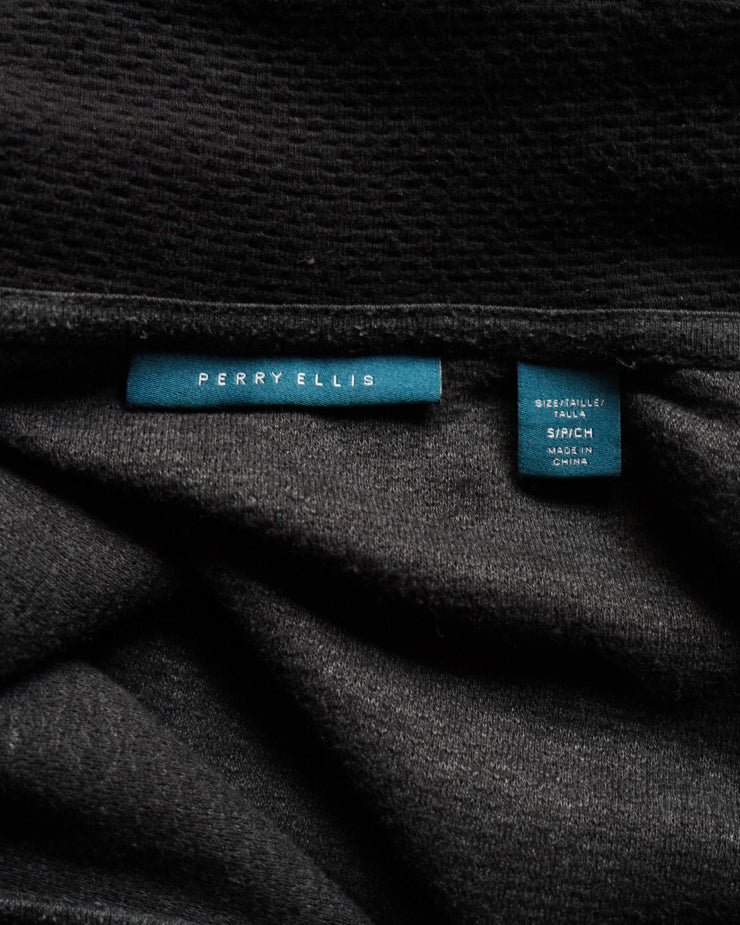 90s Perry Ellis thermal zip-up jacket