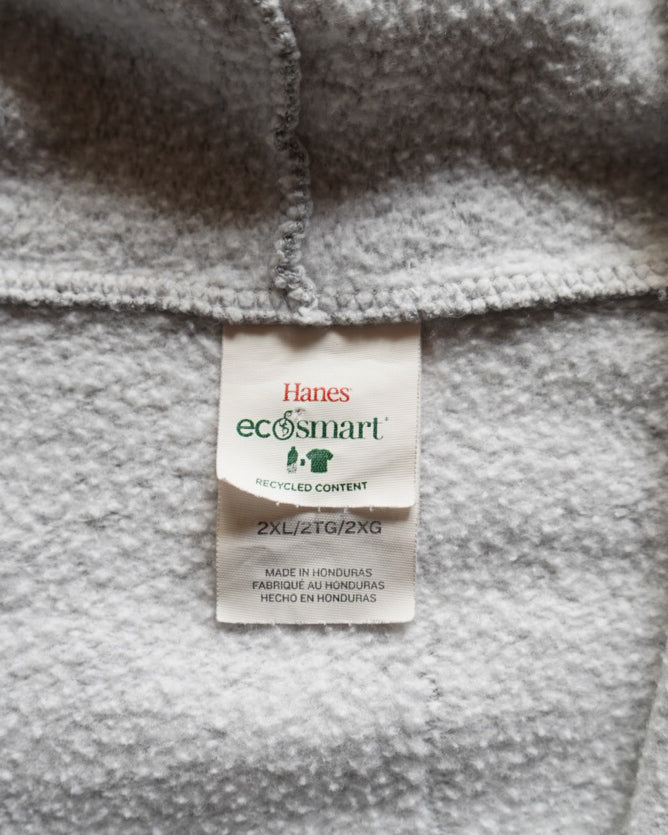Hanes EcoSmart gray pullover zip-up foodie