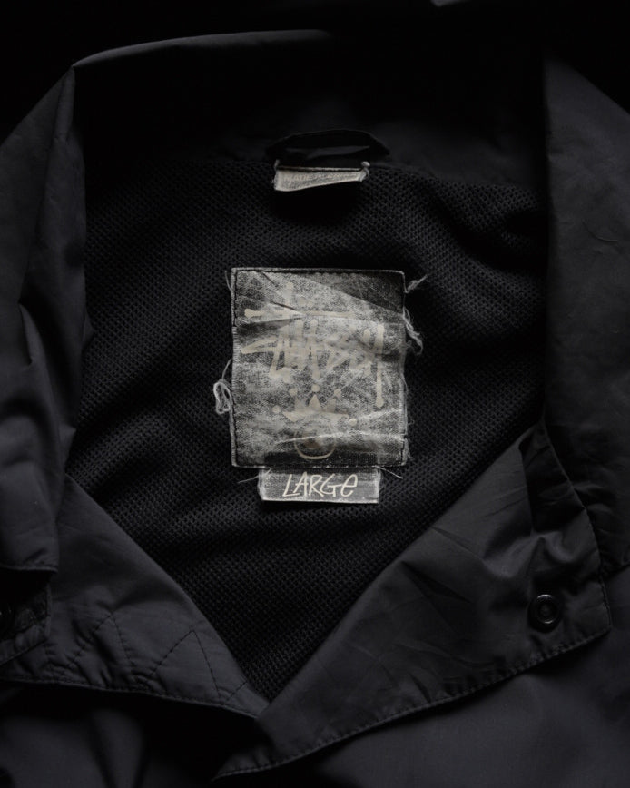 old stussy nylon coach jacket