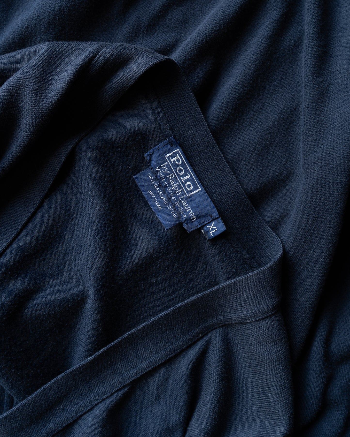 Ralph Lauren cotton design cardigan "made in Great Britain"