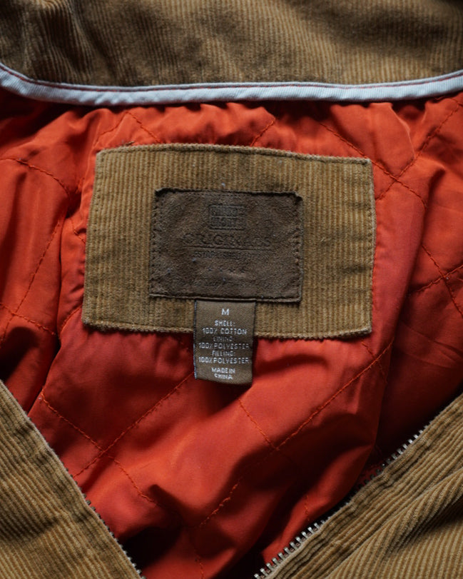 80s Corduroy padded jacket