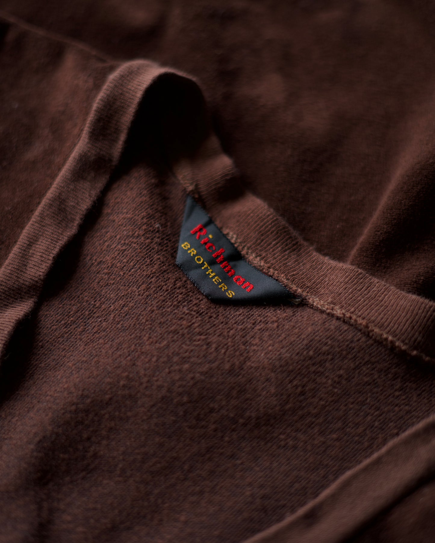 80's Richman Brothers V Neck Velour Knit