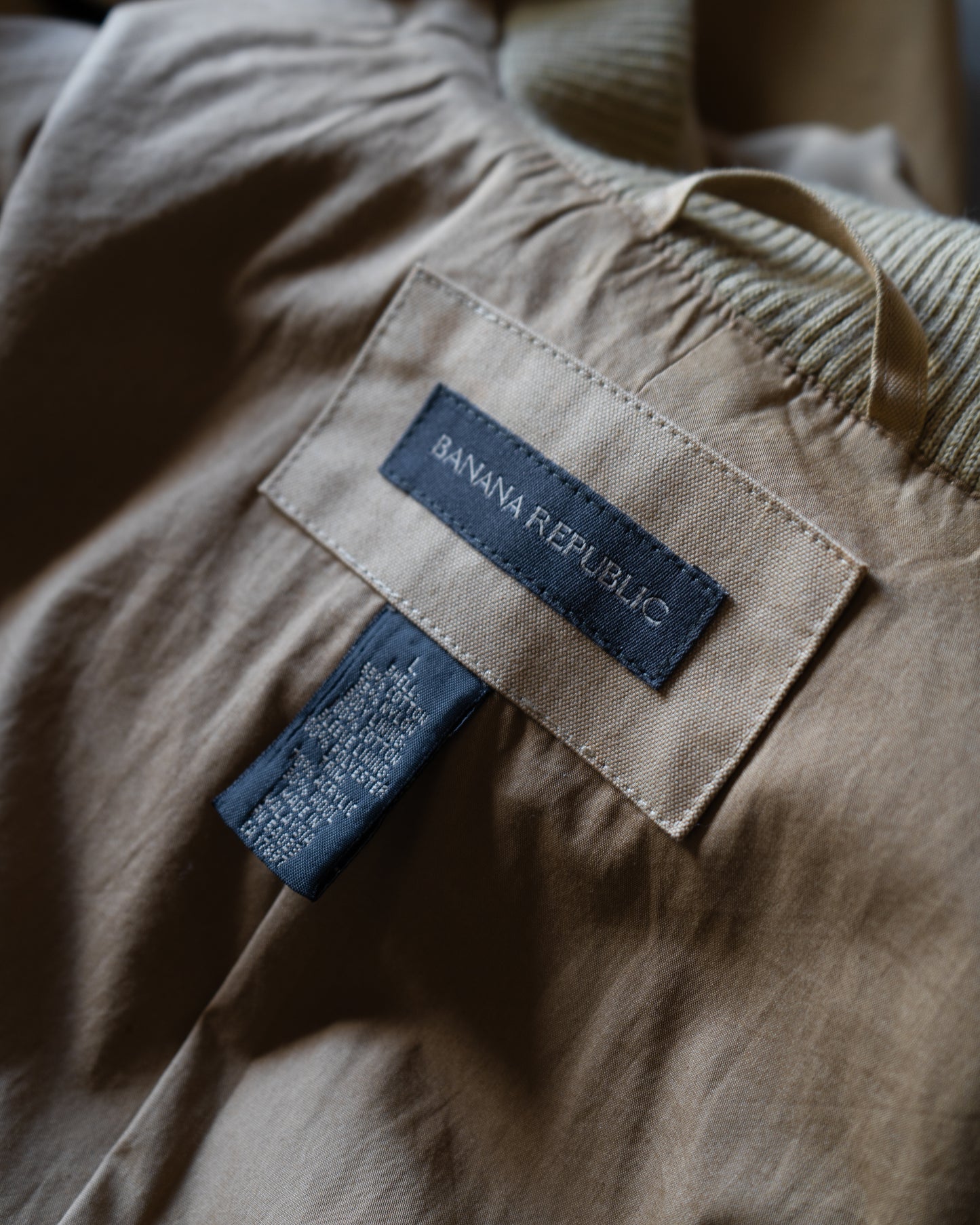 BANANA REPUBLIC cotton ma-1 type jacket