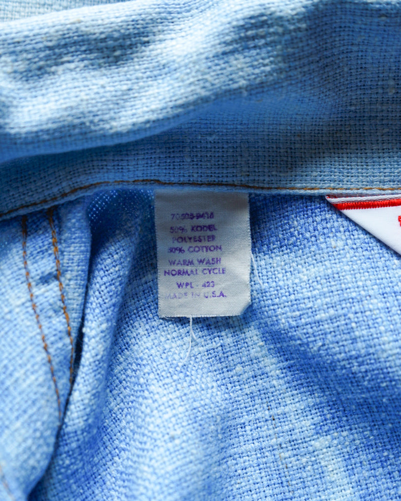 90s Levi's tie dyed cotton polyester tracker jacket