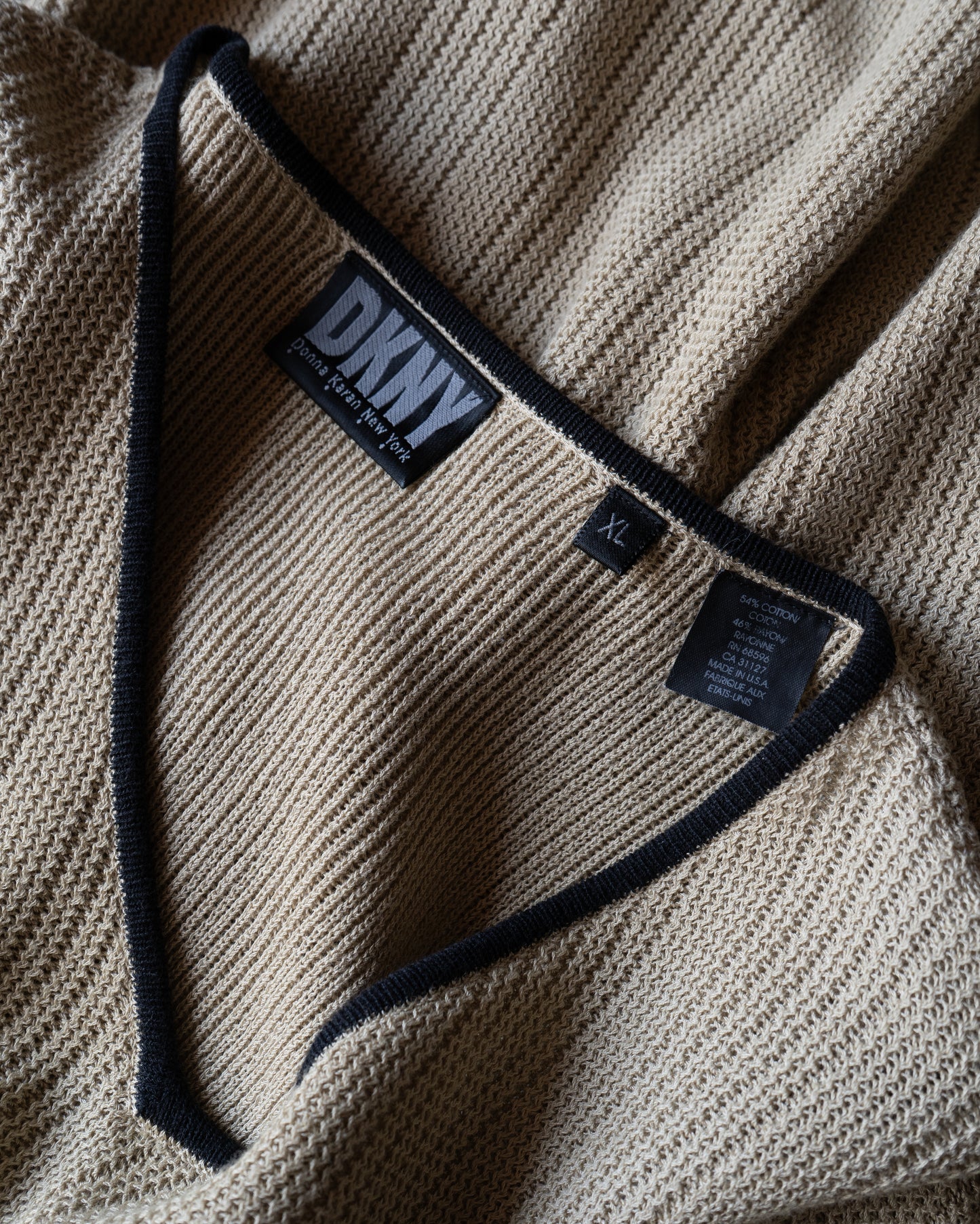 DKNY cotton rayon vest