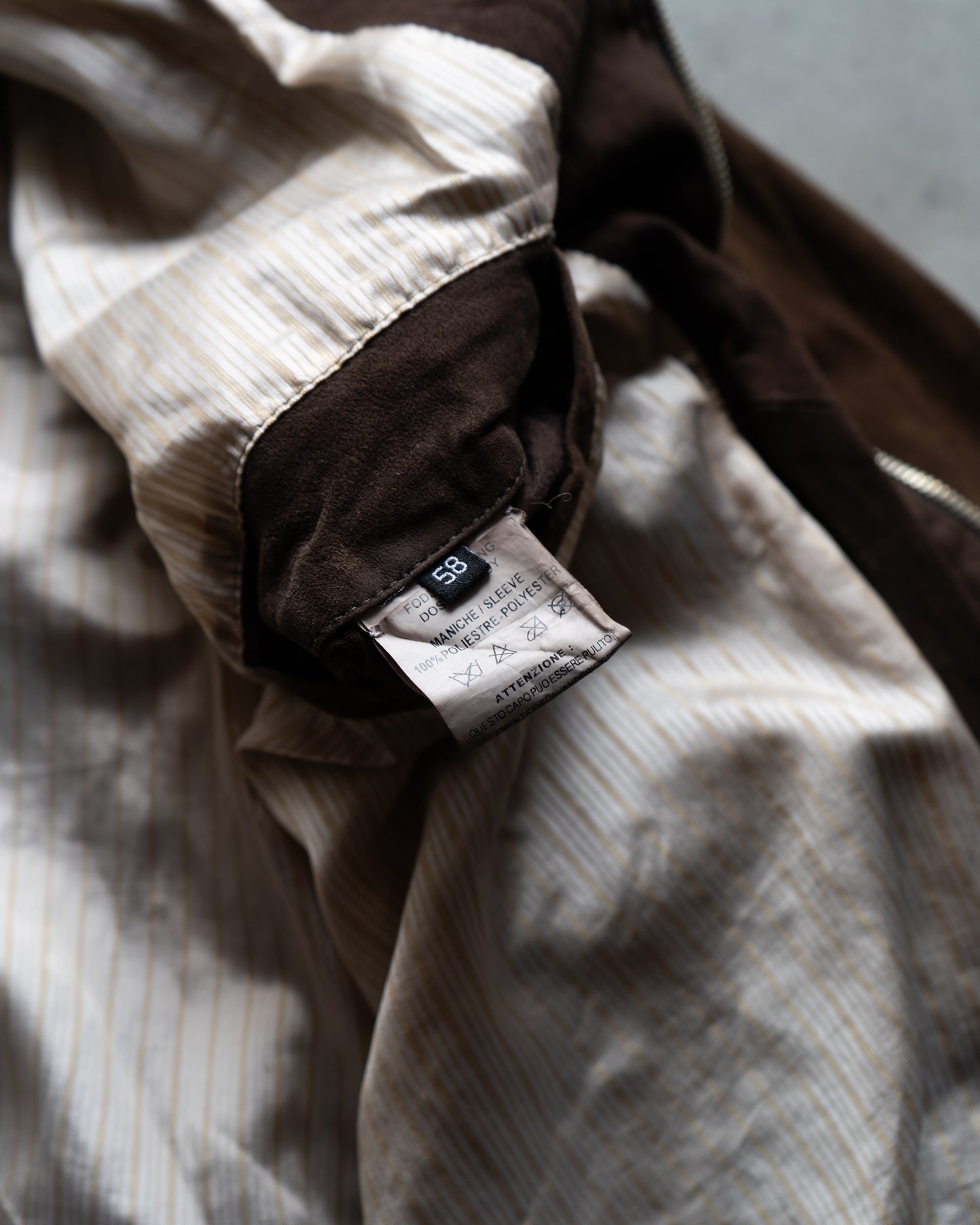 DESIREE suede leather jacket