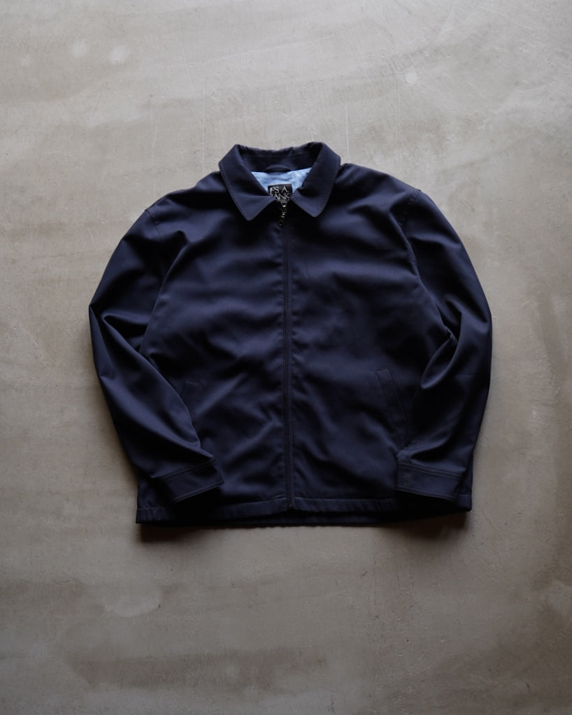 Jos. A. Bank Navy Minimum Zip-Up Jacket