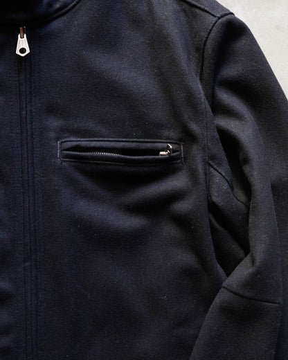 GAP melton wool stand collar zipup jacket