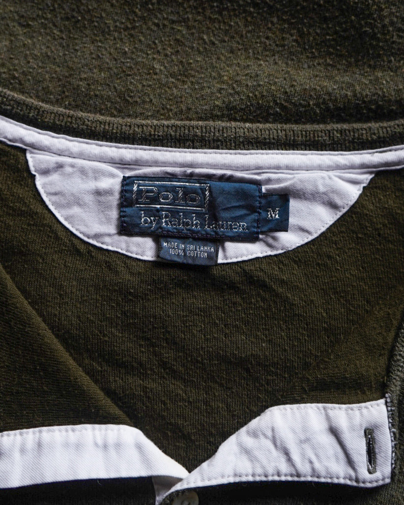 RALPH LAUREN henry neck long sleeve t-shirt