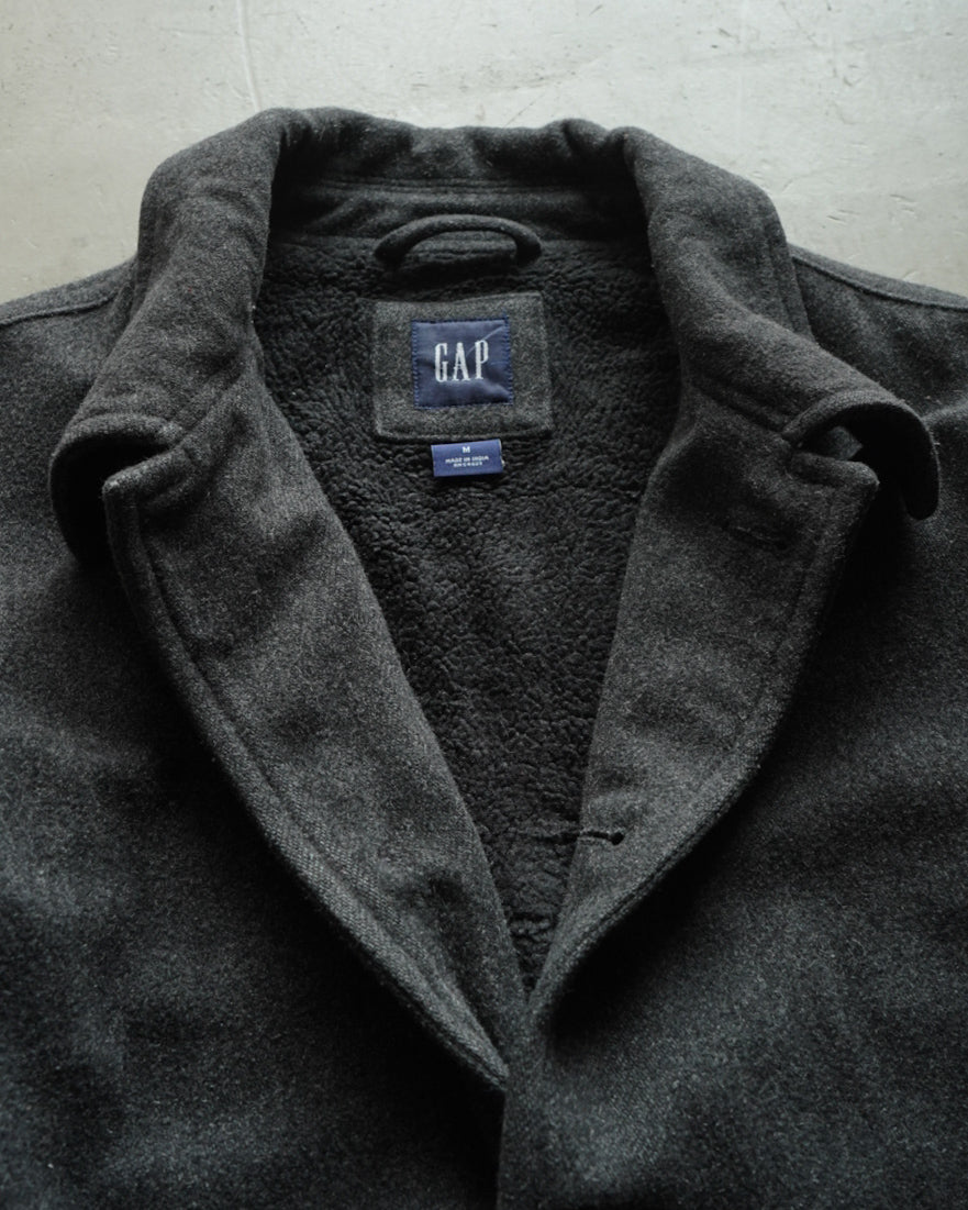 00s GAP wool lining bore half coat