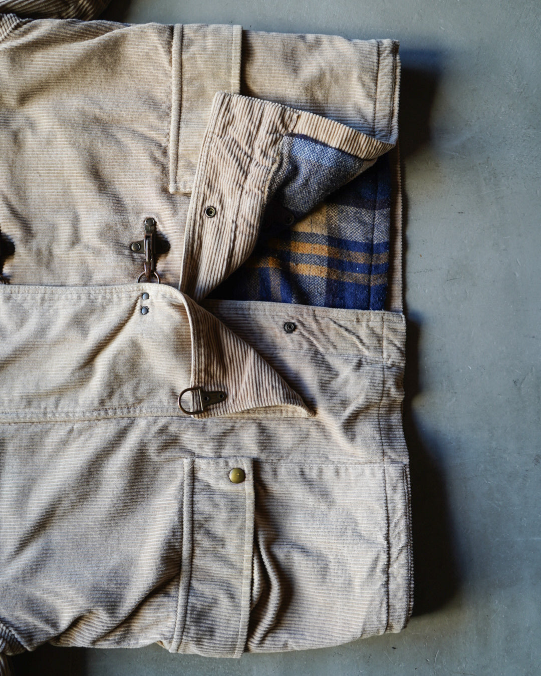 90s corduroy fireman jacket