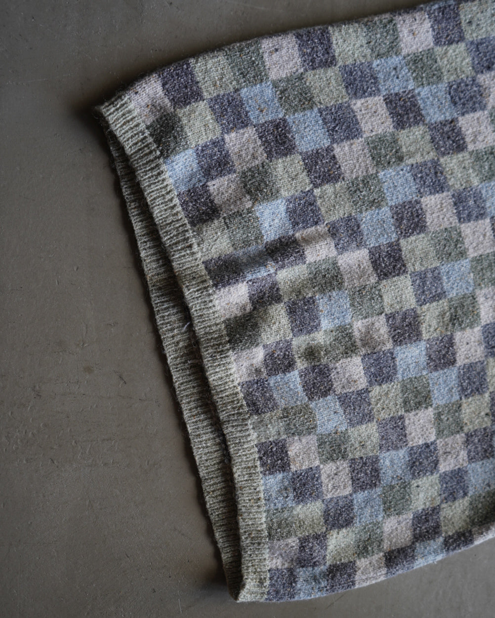 VITTADINI woman melange check design knit sweater