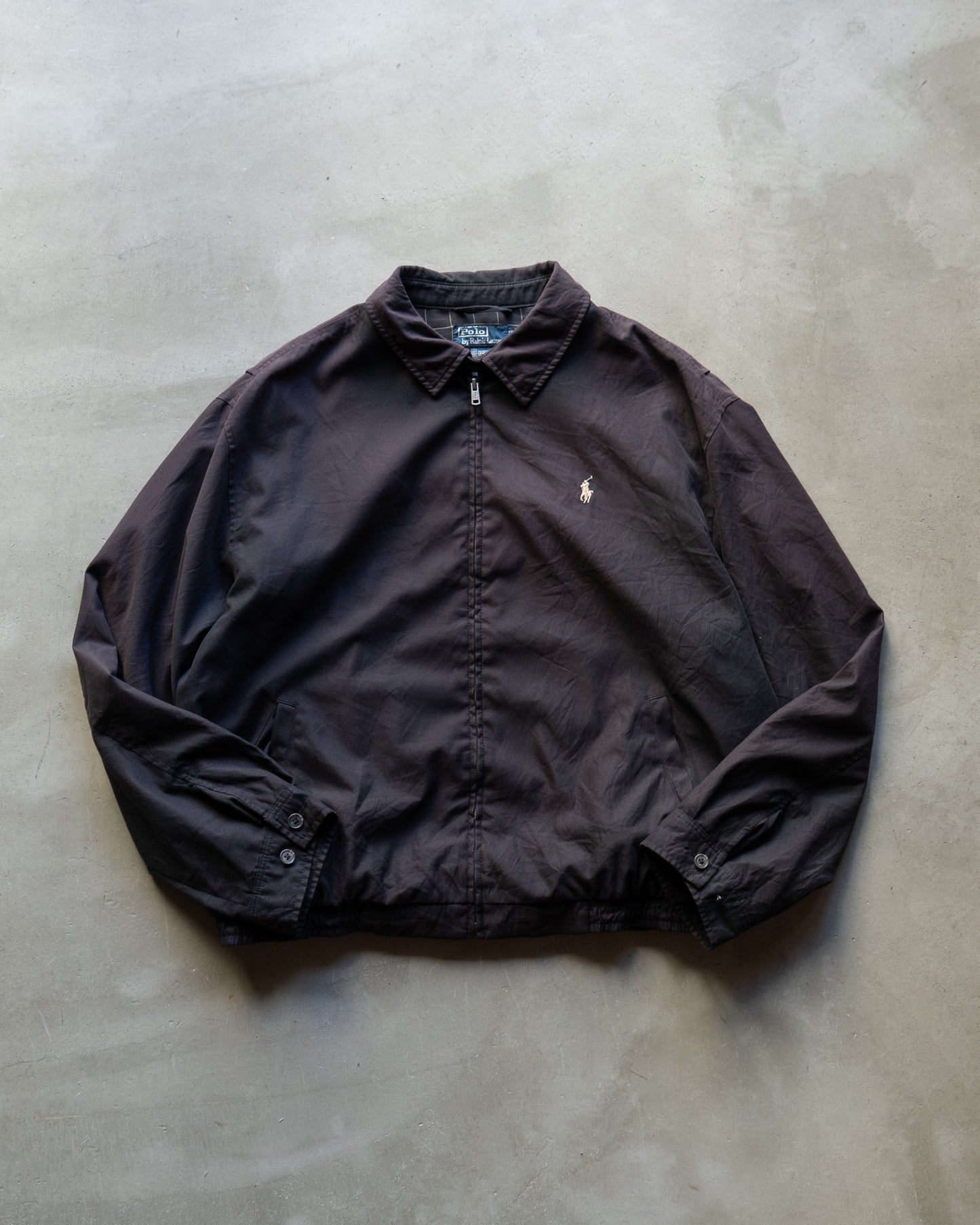 Ralph Lauren logo design sun faded swing top