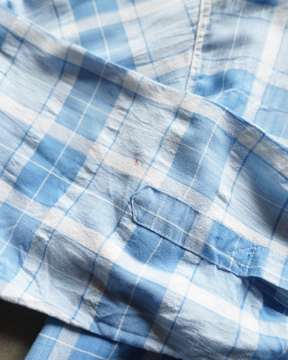 UOMO MODA check design shirt