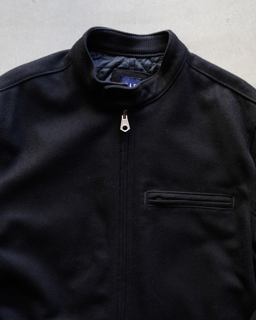 GAP melton wool stand collar zipup jacket