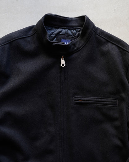 GAP melton wool stand collar zipup jacket