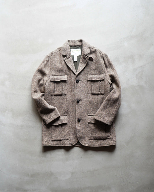 90s orvis tweed elbow patch design hunting jacket