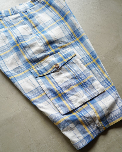 DTEK JEANS Cotton Check Shorts