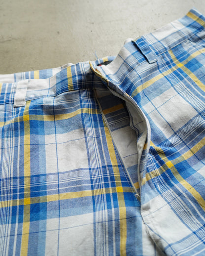 DTEK JEANS Cotton Check Shorts