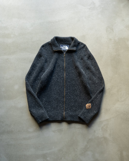The North Face mixed materials drivers knit jacket