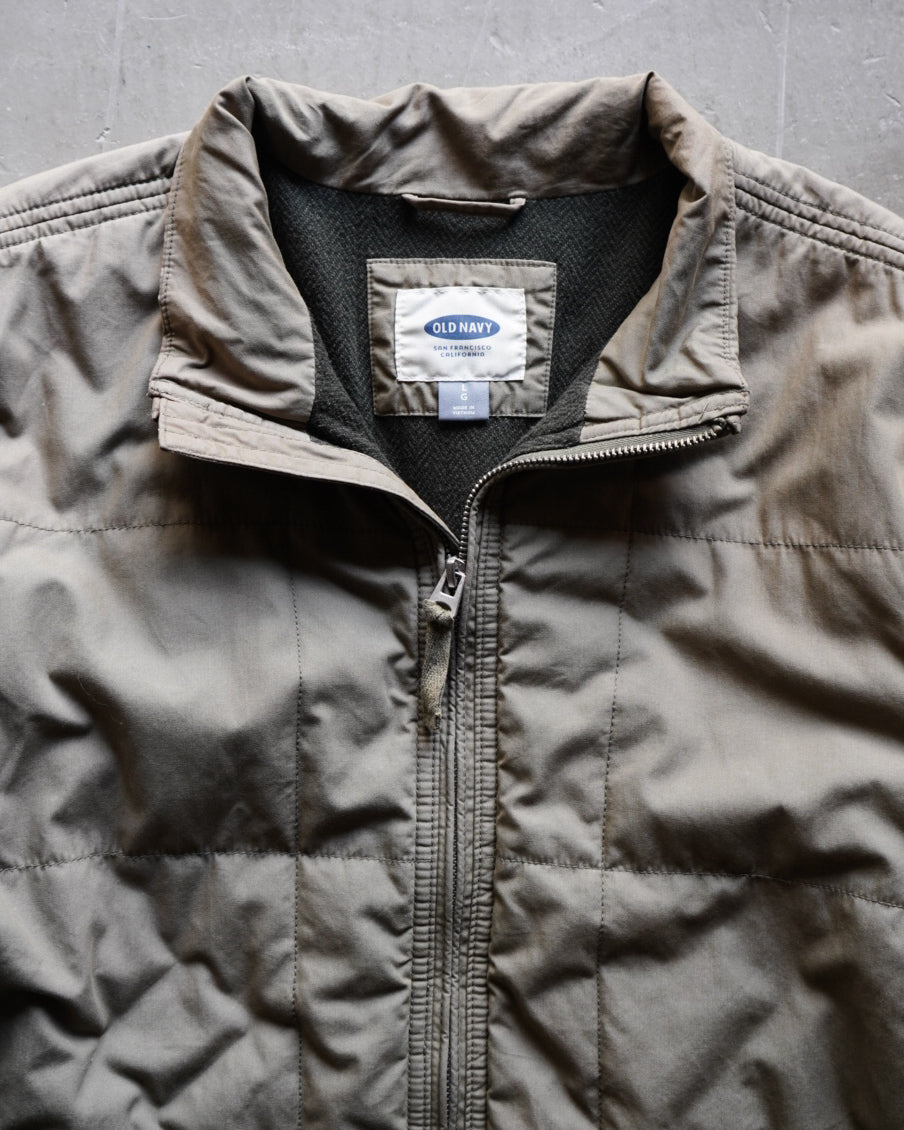 OLD NAVY cotton box quilted padded jacket