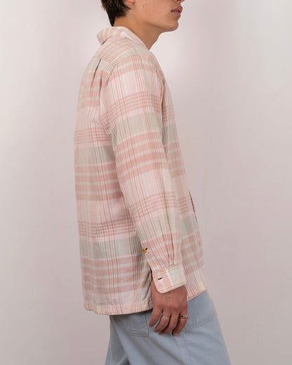 90's Ralph Lauren open collar check design shirt