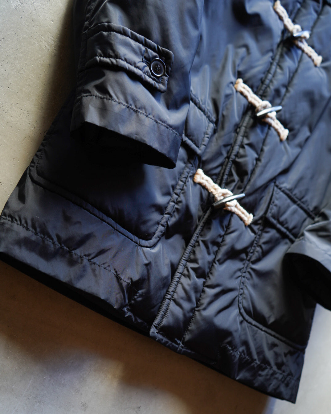 COMME des GARCONS SHIRT nylon duffle coat