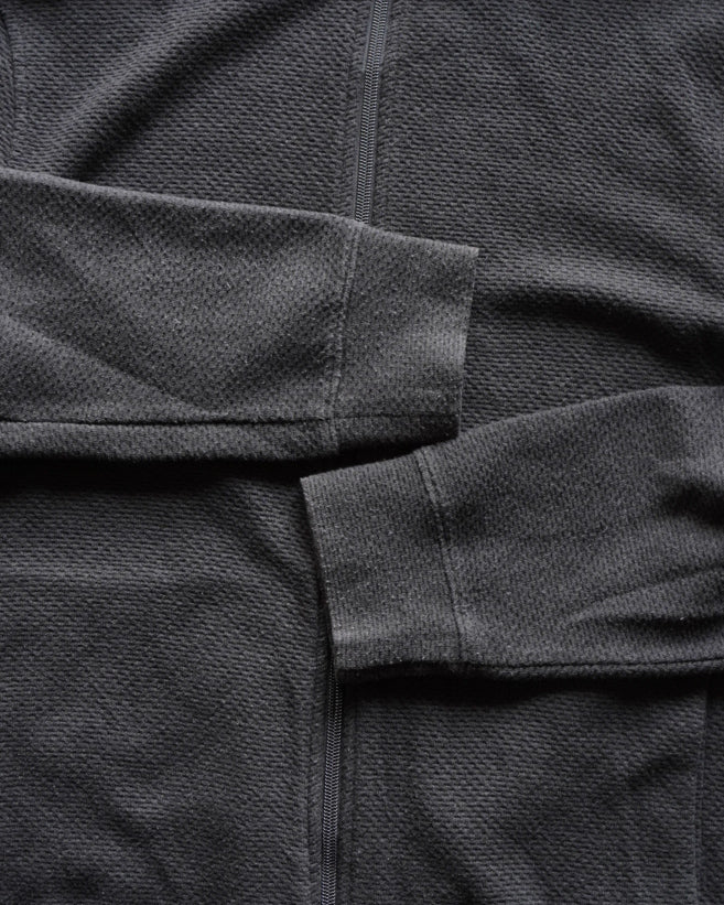 90s Perry Ellis thermal zip-up jacket