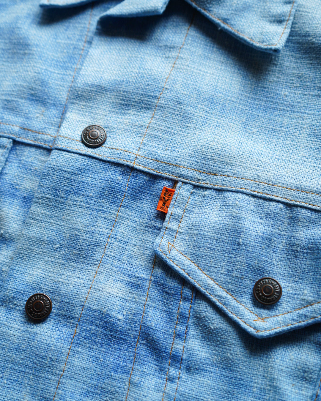 90s Levi's tie dyed cotton polyester tracker jacket