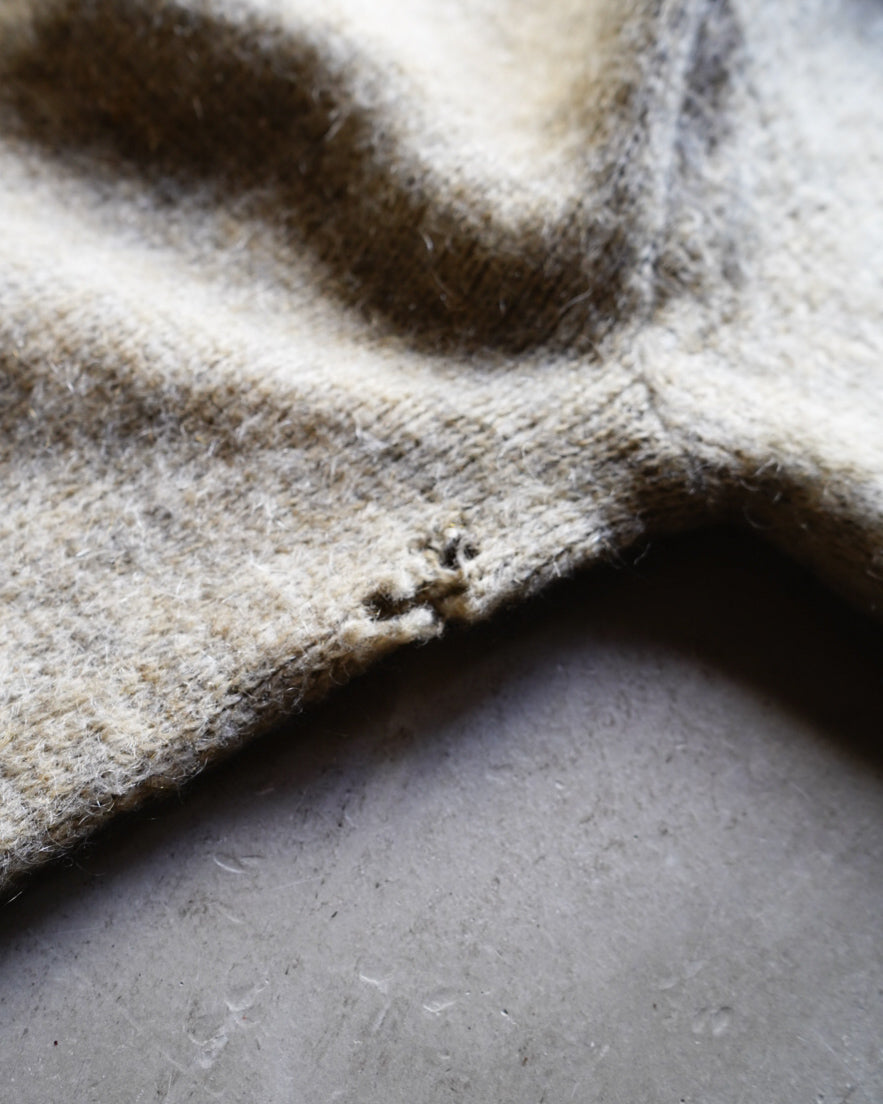 60s~JANTZEN wool mohair V neck knit sweater