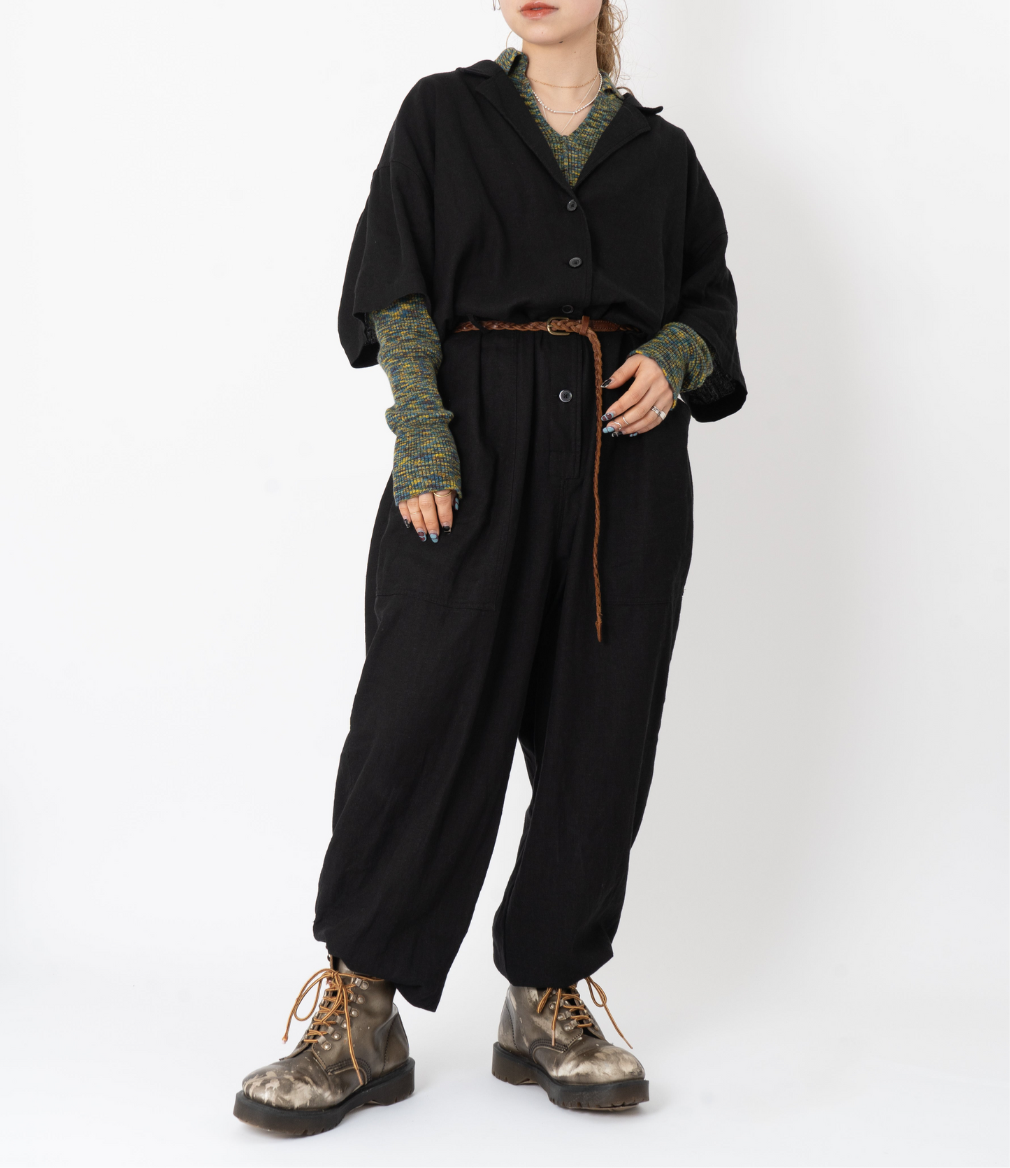 linen viscose tailored design s/s all in one