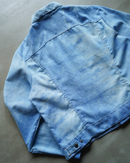 90s Levi's tie dyed cotton polyester tracker jacket