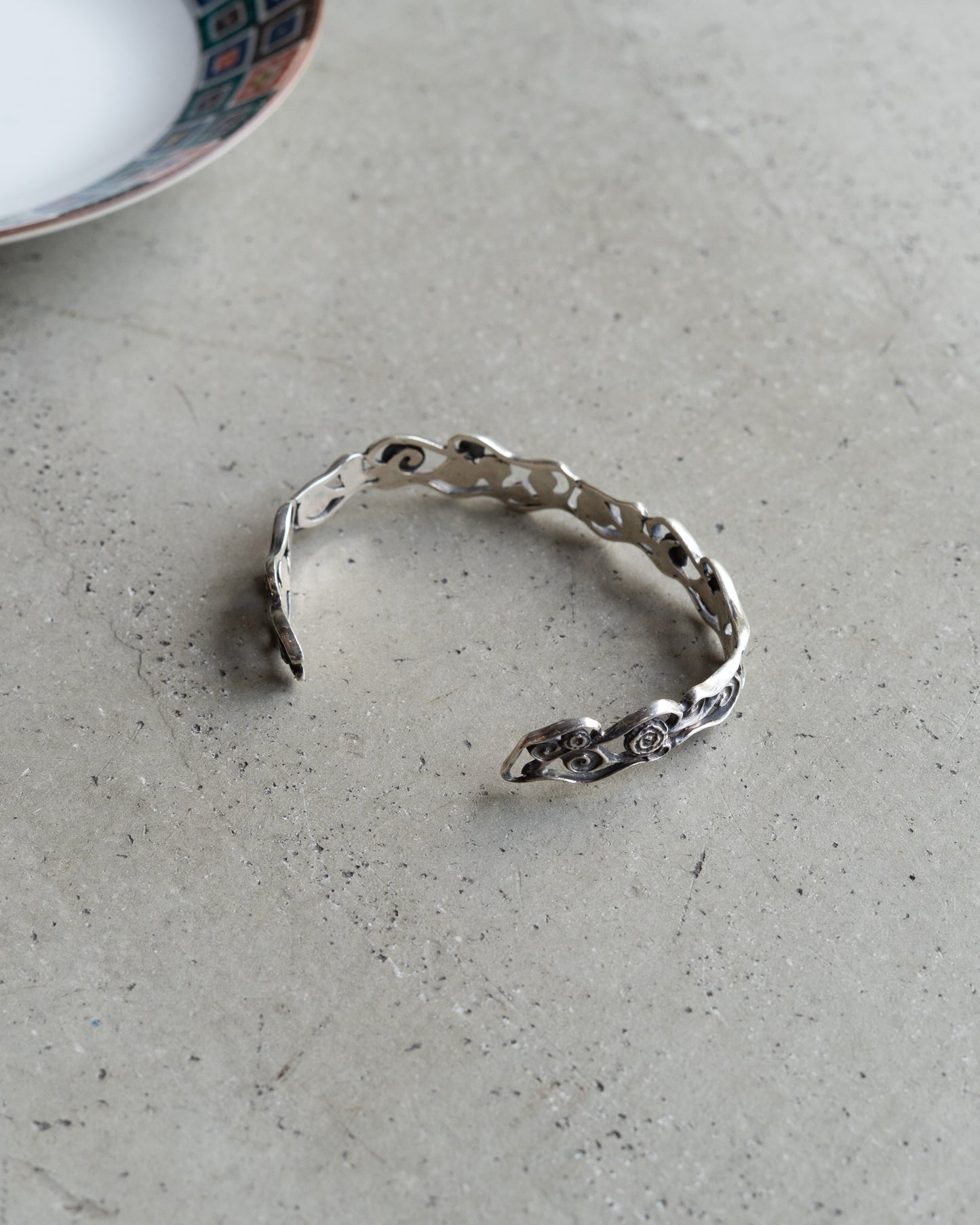 DICT×IRO "Kutaniyaki" design silver 925 bangle