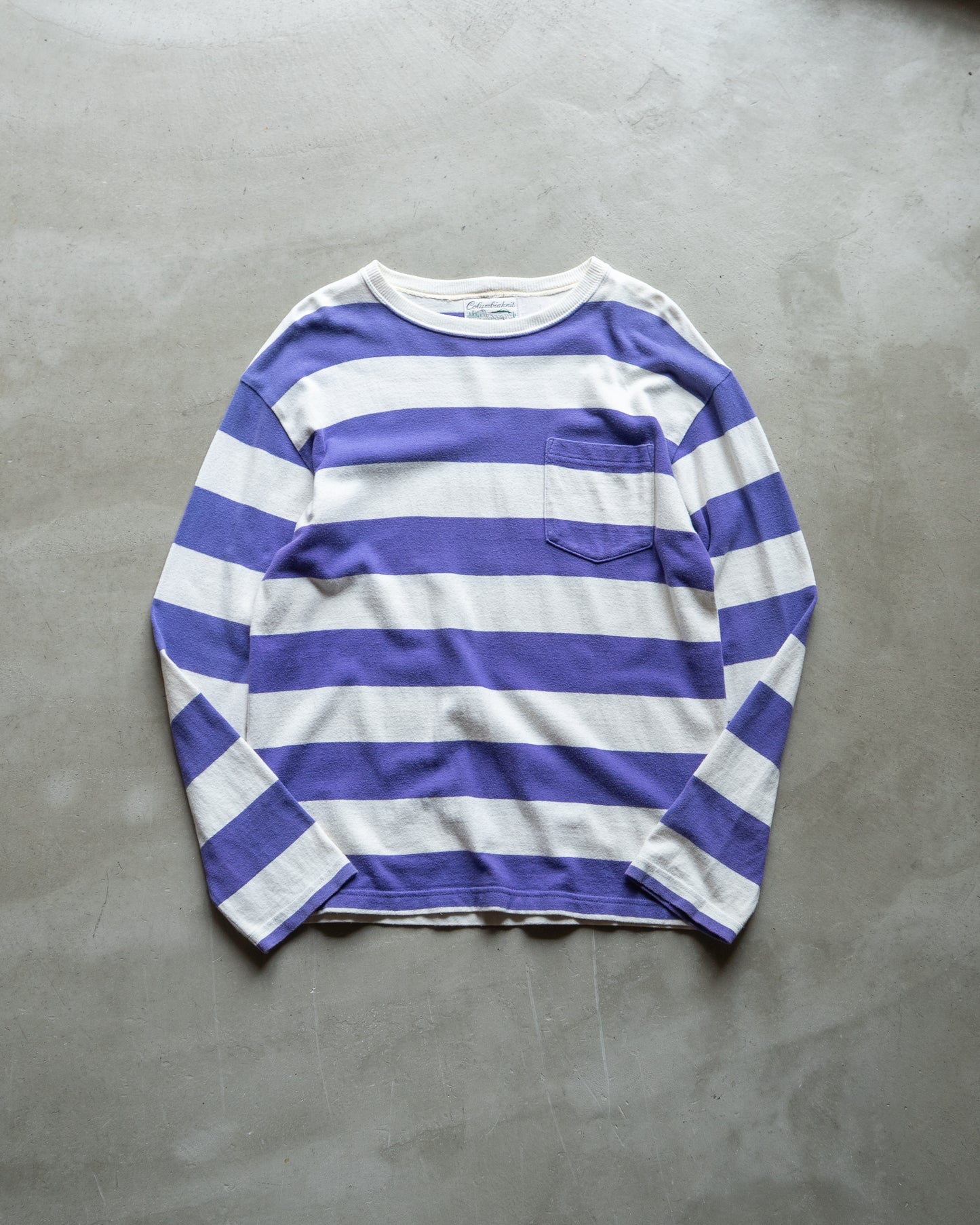 90's Columbiaknit border L/S Tee