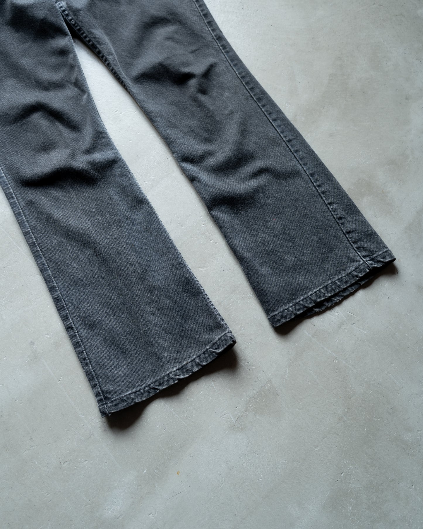 Levi's 517 boot cut black yarn-dyed denim pants