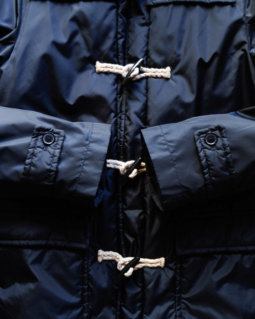 COMME des GARCONS SHIRT nylon duffle coat