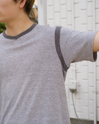 Yohji Yamamoto "Y's for men" linen cotton v-neck tee
