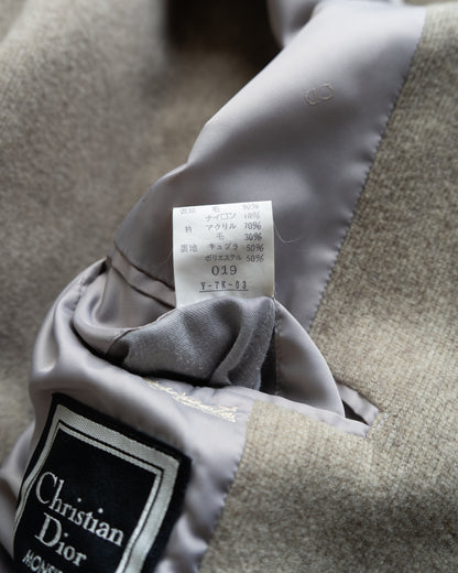 Christian Dior wool tyrolean design short coat