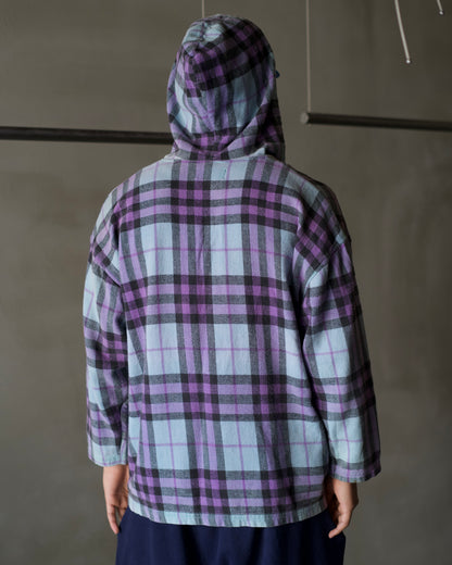 90s Cotton Check Mexican Parka
