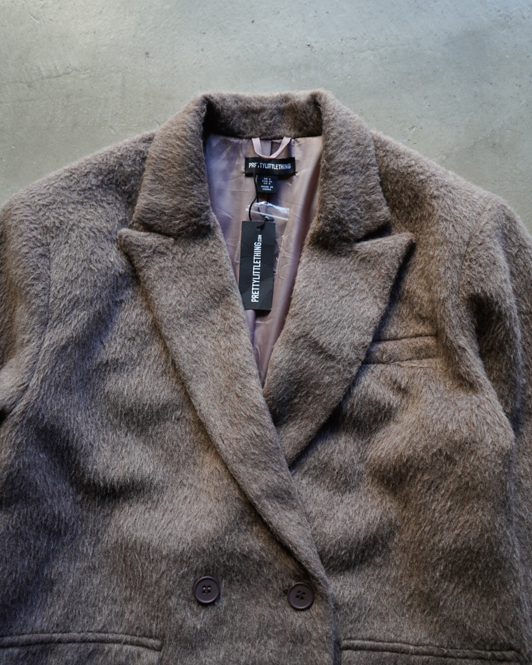 " ladies " shaggy tailored jacket