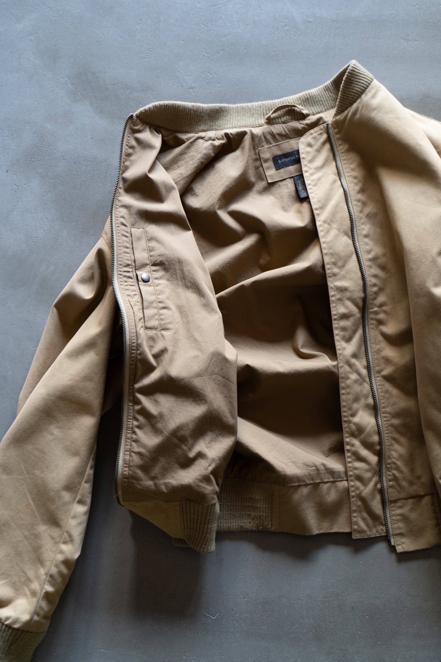 BANANA REPUBLIC cotton ma-1 type jacket