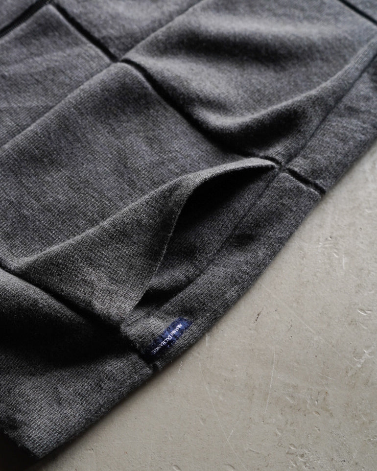 ARMANI EXCHANGE zip-up knit blouson jacket